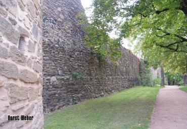 Die alte Stadtmauer Freibergs